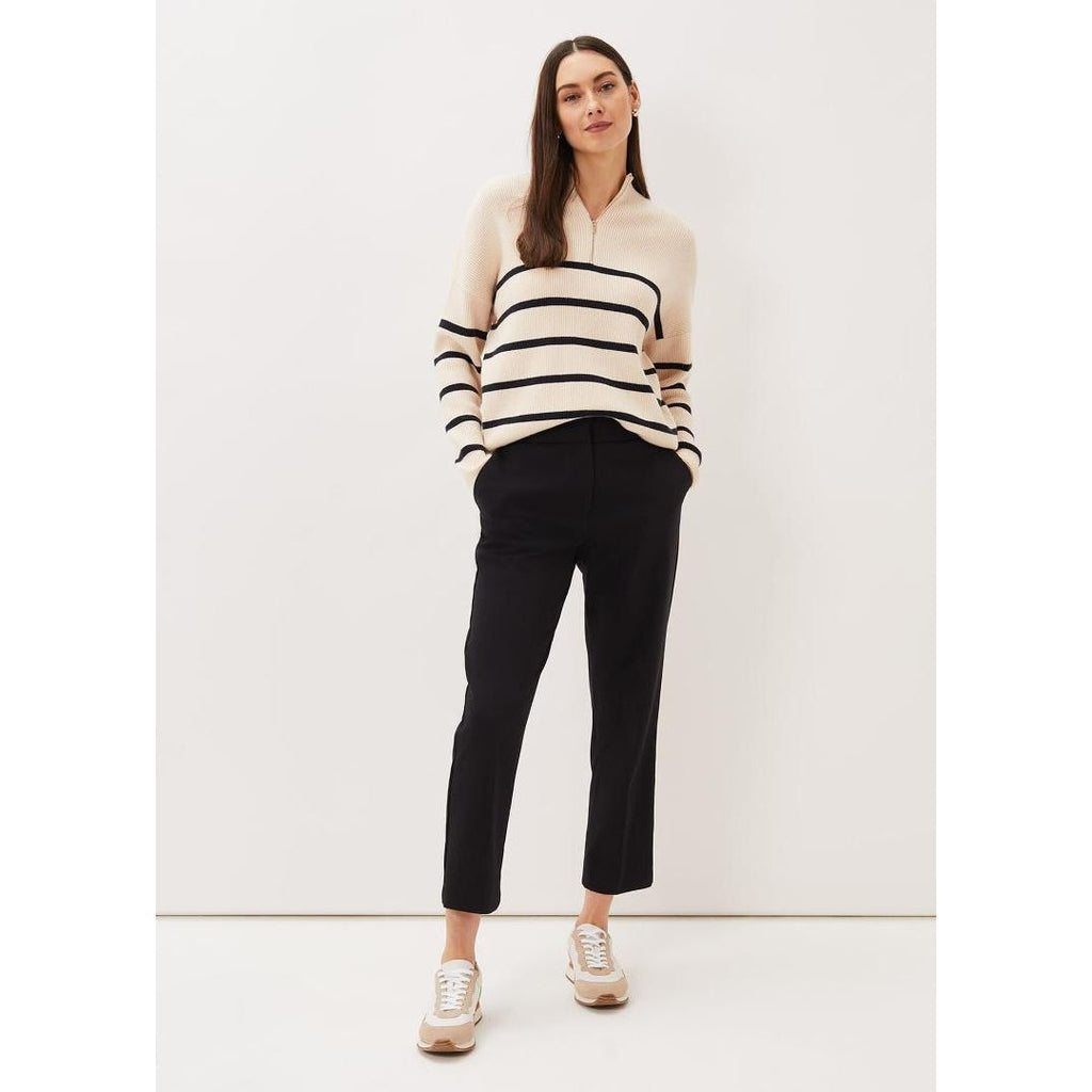 Phase Eight Julianna Cropped Trouser - Navy - Beales department store