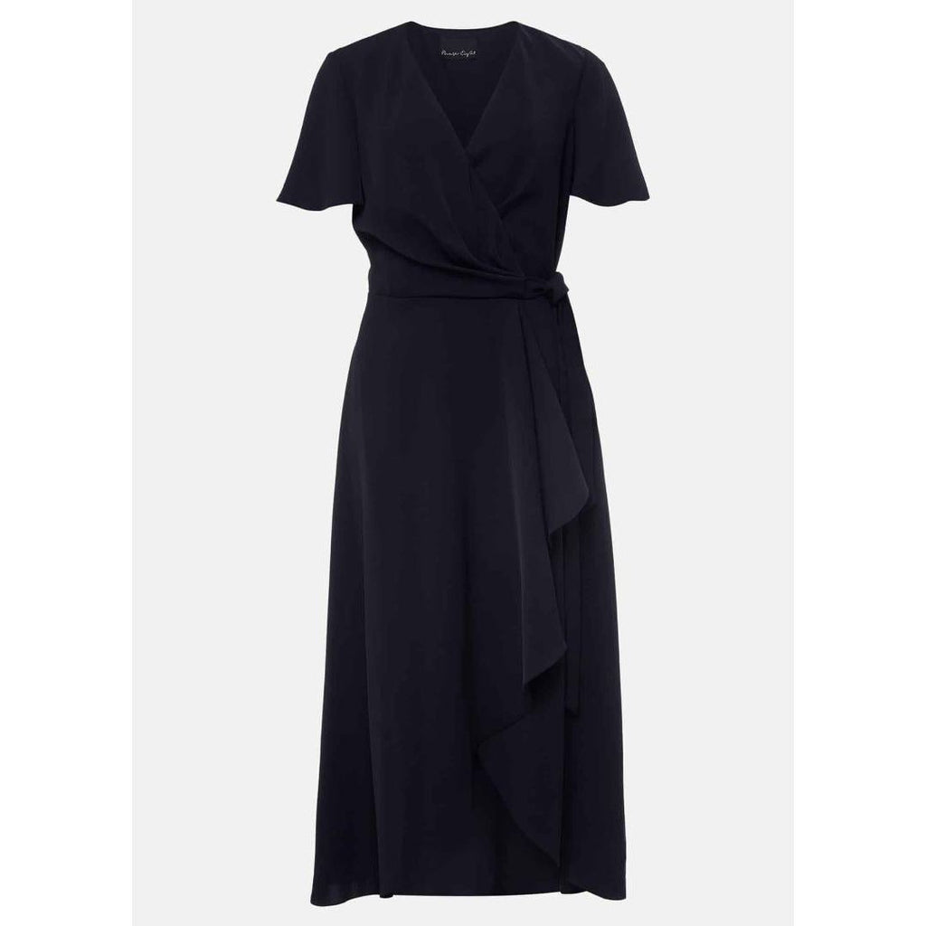 Phase Eight Julissa Frill Wrap Dress - Navy - Beales department store