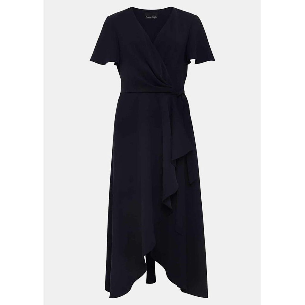 Phase Eight Julissa Navy Frill Wrap Dress - Navy - Beales department store