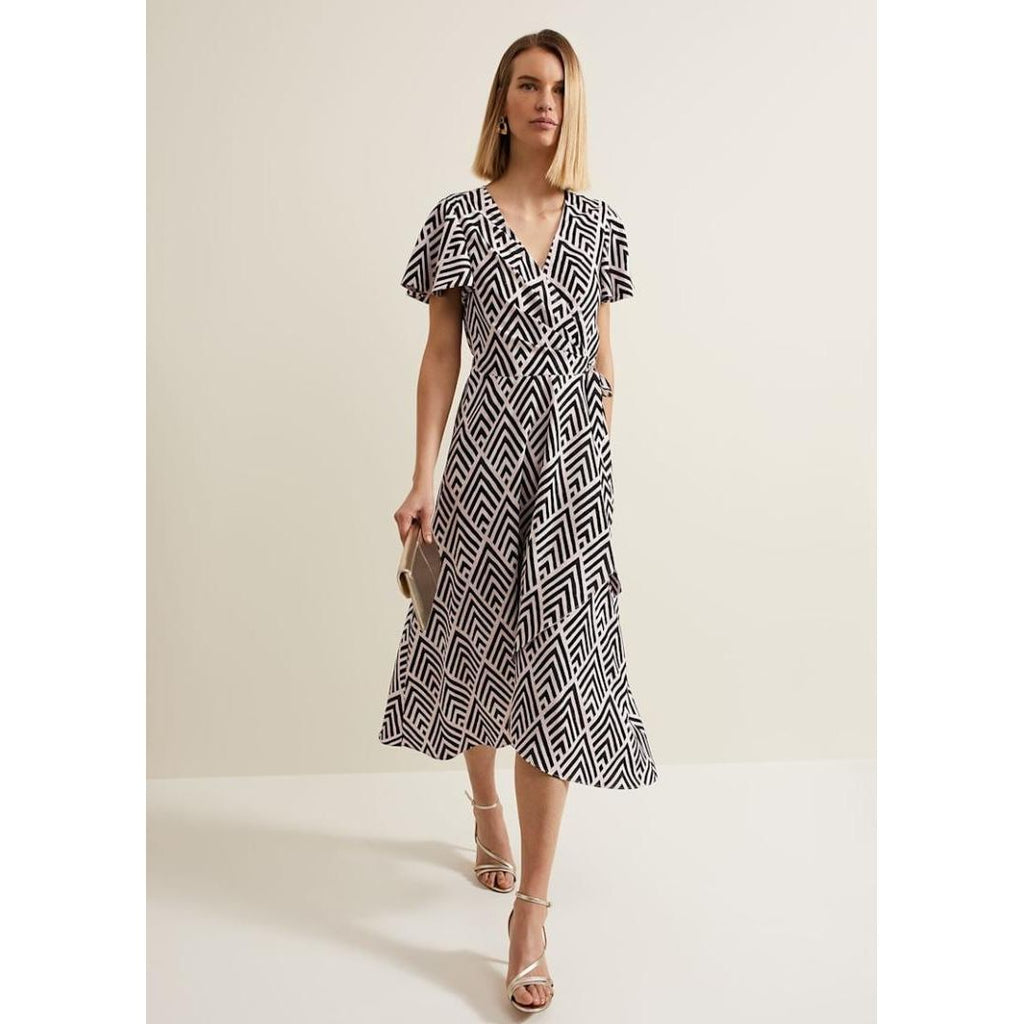 Phase Eight Julissa Print Dress - Multi - Beales department store