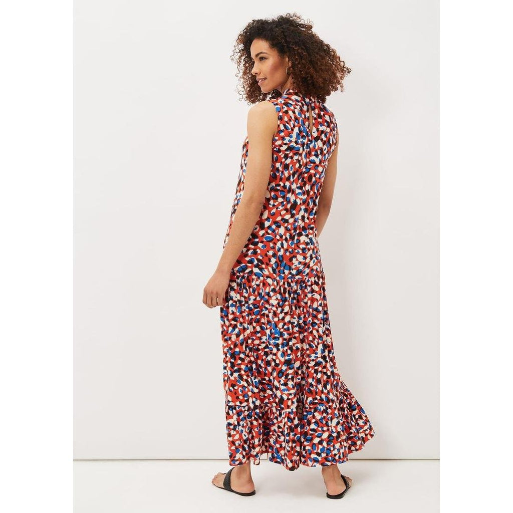 Phase Eight Kamilla High Neck Maxi Dress - Multi - Beales department store