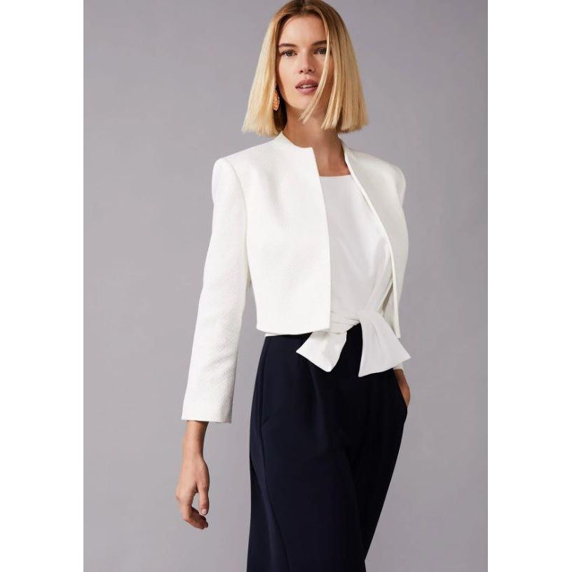 Phase Eight Karlee Jacket - Ivory - Beales department store