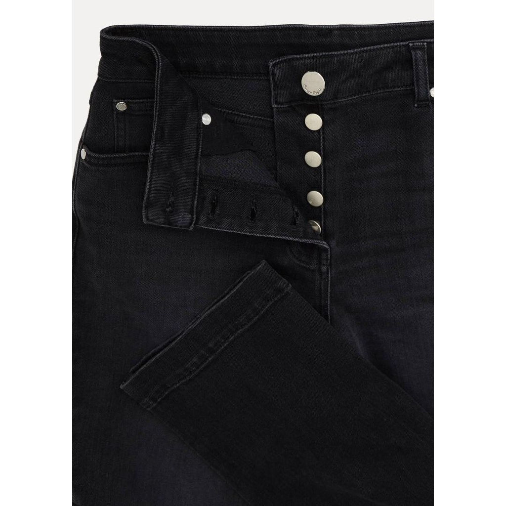 Phase Eight Karlie Button Jeans - Black - Beales department store