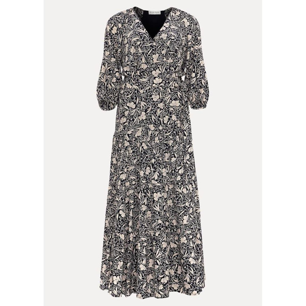 Phase Eight Kezia Floral Wrap Midi Dress - Multi - Beales department store