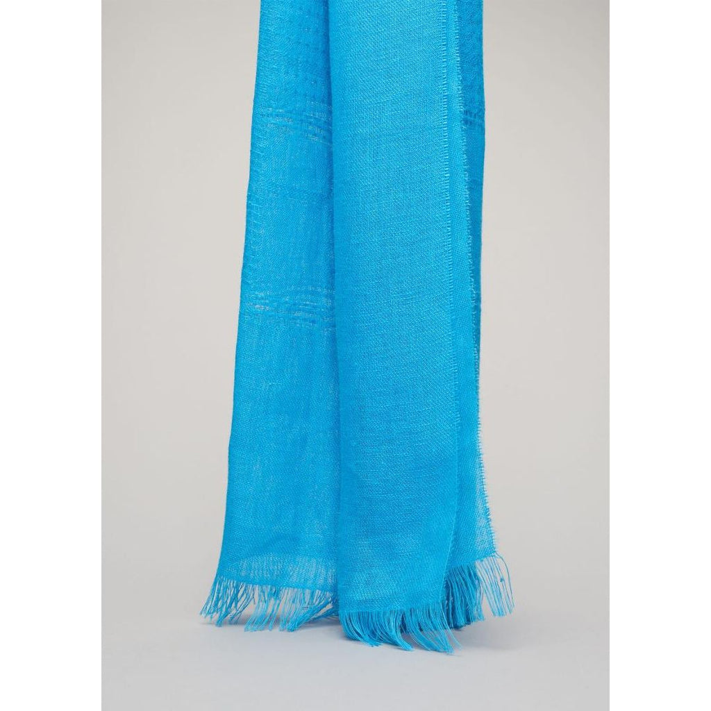 Phase Eight Laurel Linen Scarf - Blue - Beales department store