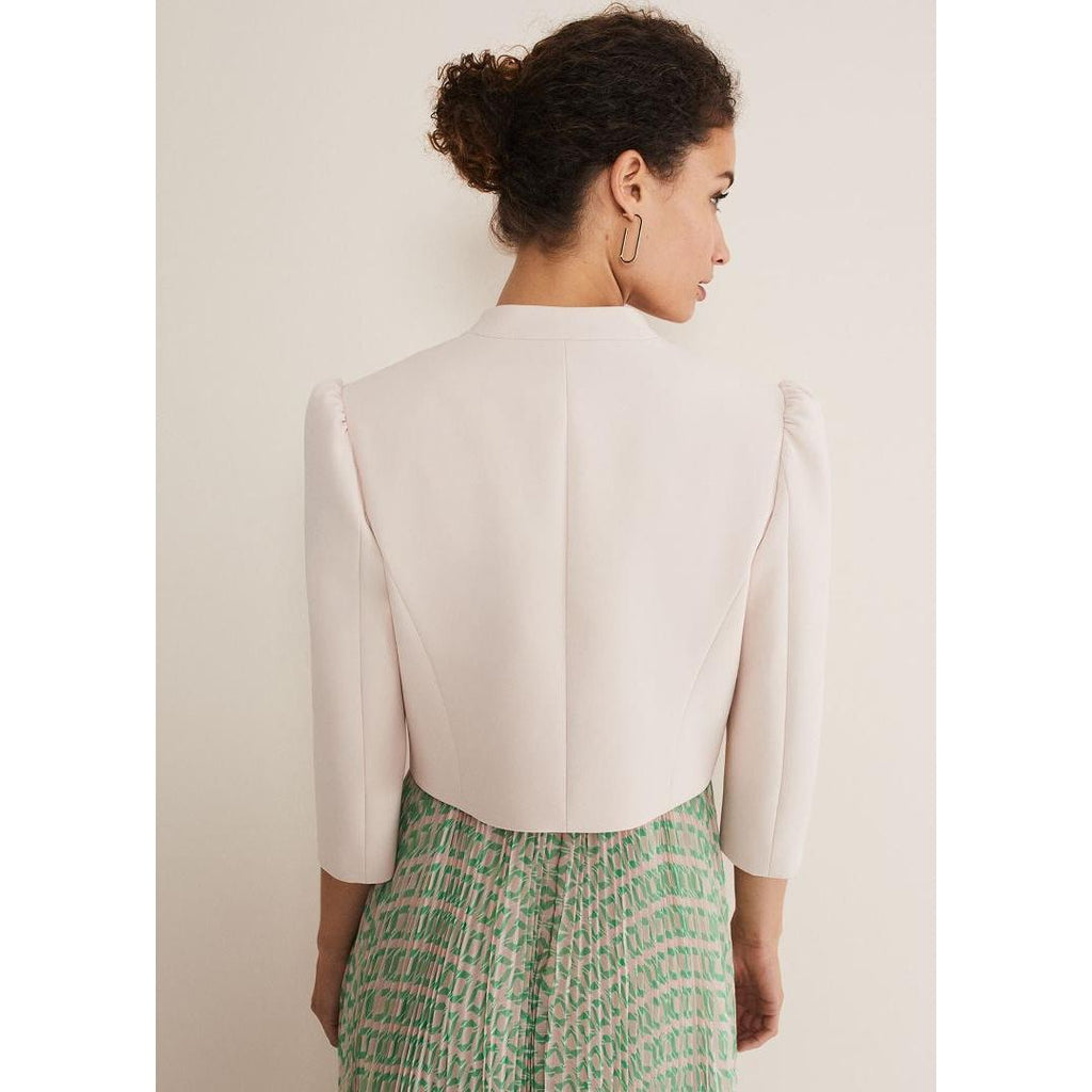 Phase Eight Leanna Cropped Jacket - Cameo - Beales department store