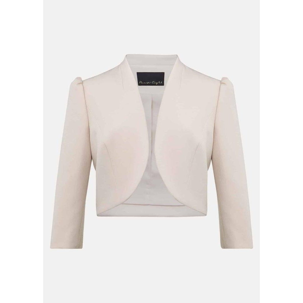 Phase Eight Leanna Cropped Jacket - Cameo - Beales department store