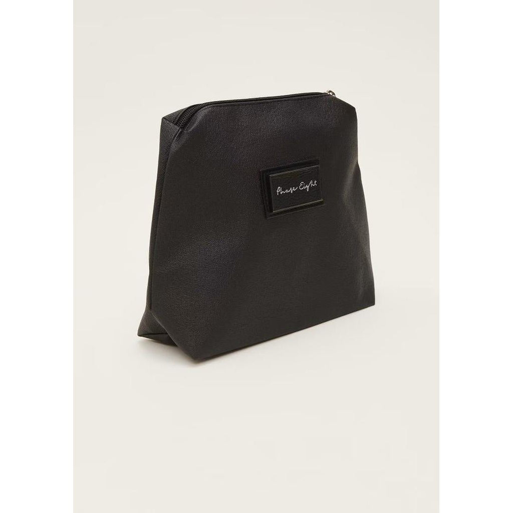 Phase Eight Leather Hobo Slouch Bag - Black - Beales department store