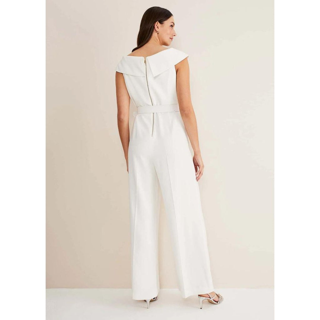 Phase Eight Liberty Tux Jumpsuit - Ivory - Beales department store