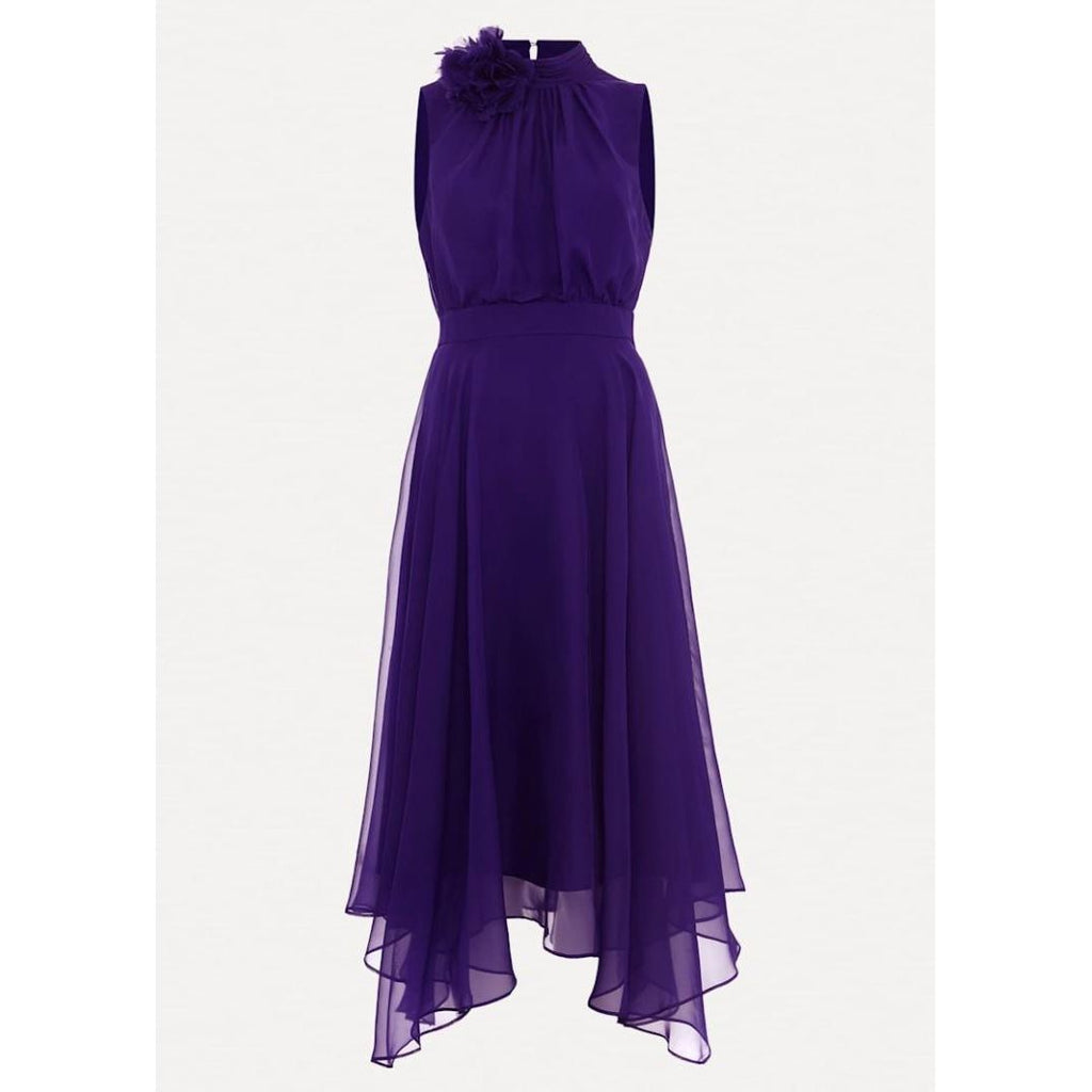 Phase Eight Lucinda Fit And Flare Dress - Purple - Beales department store