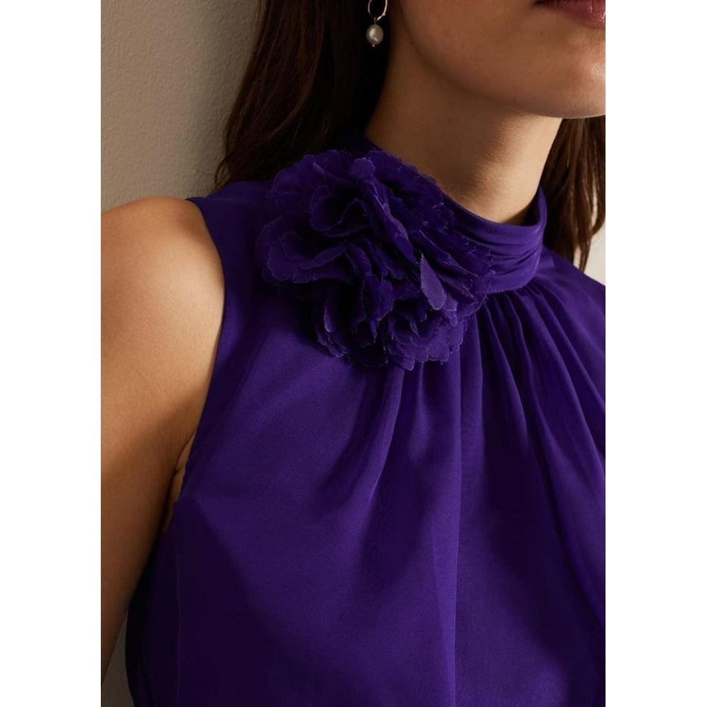 Phase Eight Lucinda Fit And Flare Dress - Purple - Beales department store