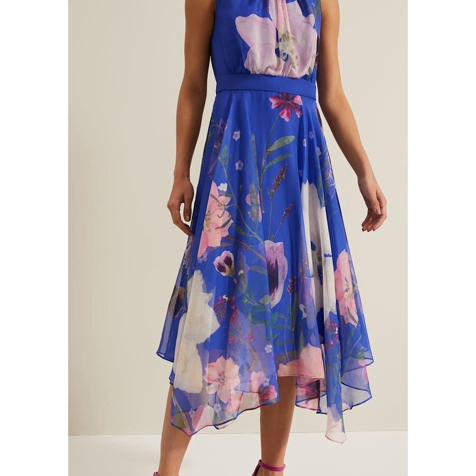 Phase Eight Lucinda Print Dress - Multi Coloured - Beales department store