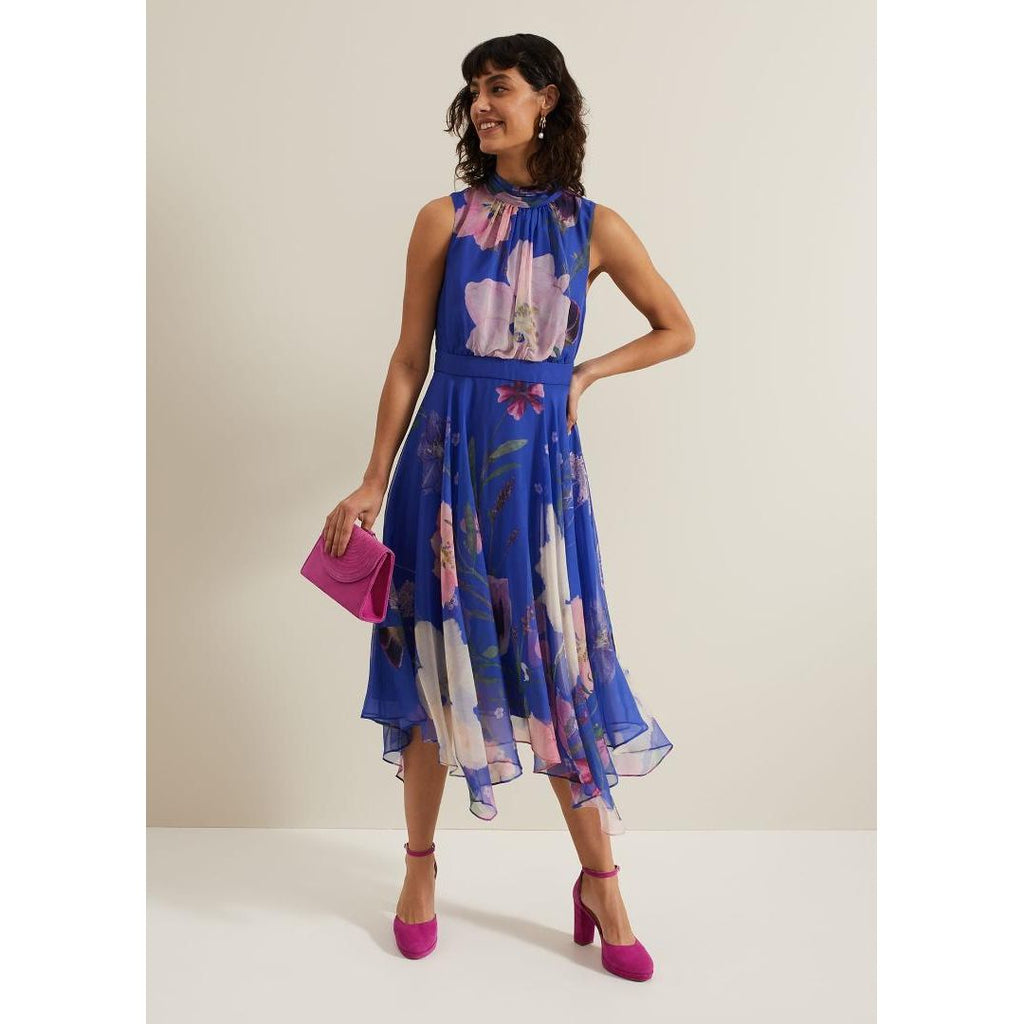 Phase Eight Lucinda Print Dress - Multi Coloured - Beales department store