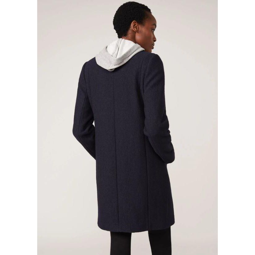 Phase Eight Lucine Double Breasted Coat Navy - Beales department store