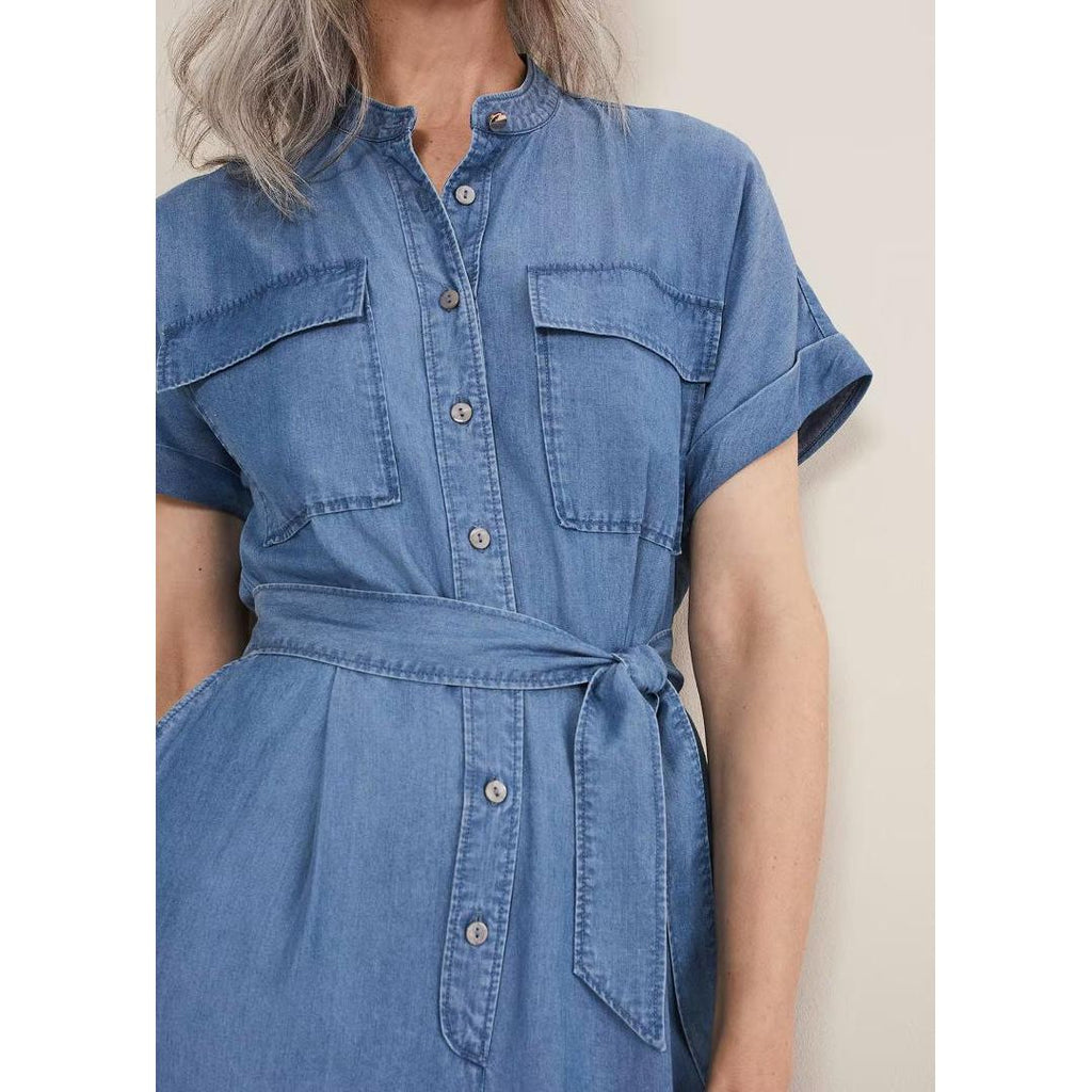 Phase Eight Lyla Jumpsuit - Chambray - Beales department store