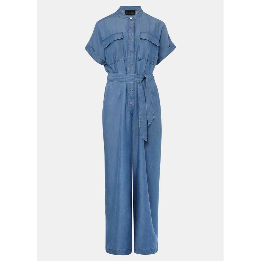 Phase Eight Lyla Jumpsuit - Chambray - Beales department store