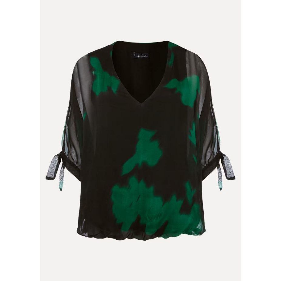 Phase Eight Madison Silk Blouse - Green - Beales department store