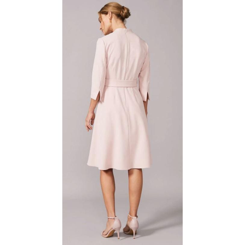 Phase Eight Margot Belted Dress - Antique Rose - Beales department store