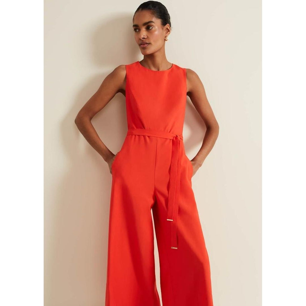 Phase Eight Marta Red Jumpsuit - Red - Beales department store