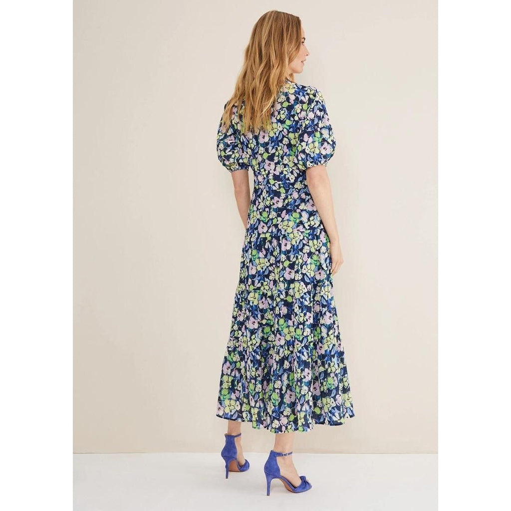 Phase Eight Morven Floral Maxi Dress - Navy/Multi - Beales department store