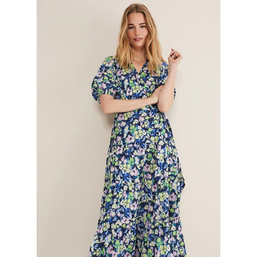 Phase Eight Morven Floral Maxi Dress - Navy/Multi - Beales department store