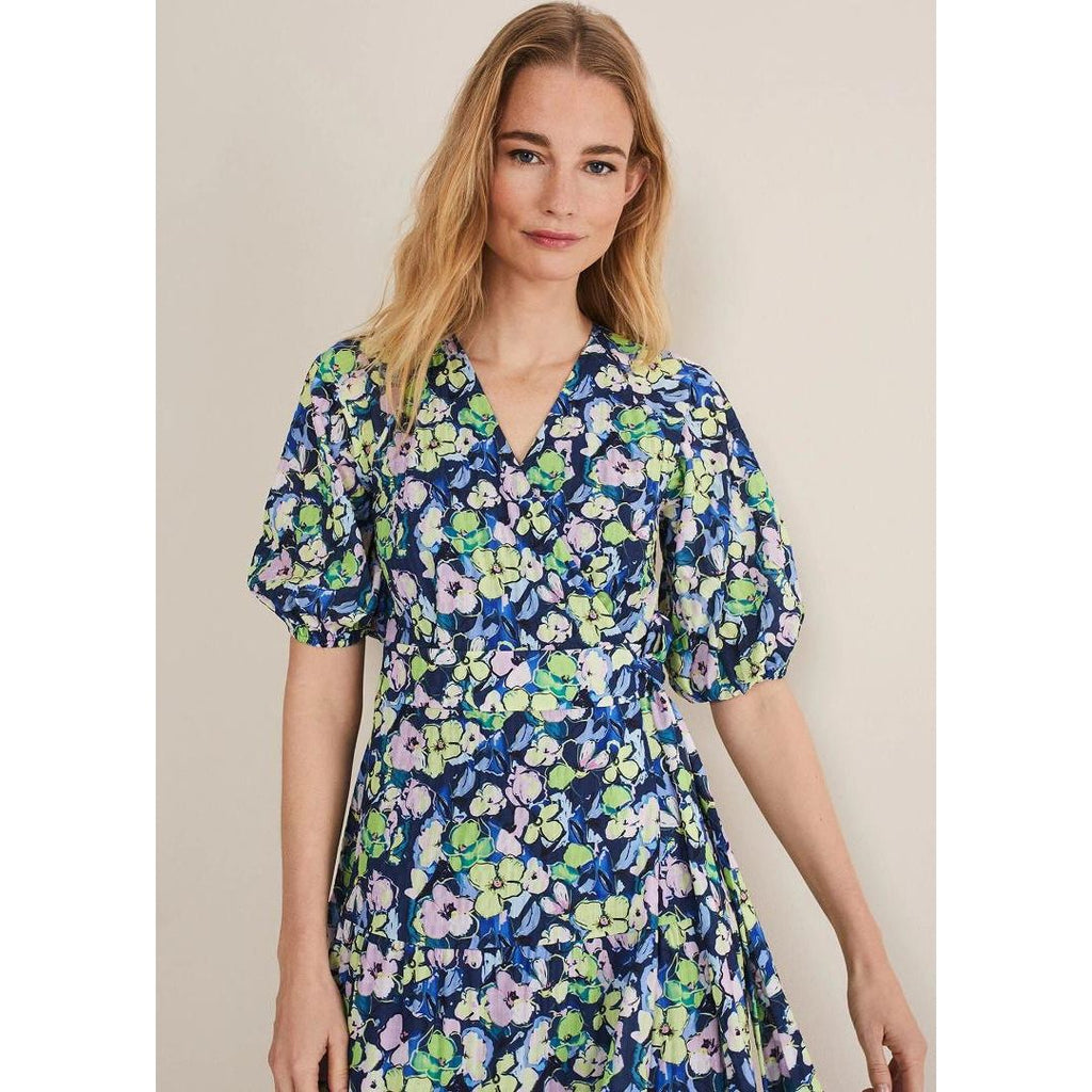 Phase Eight Morven Floral Maxi Dress - Navy/Multi - Beales department store