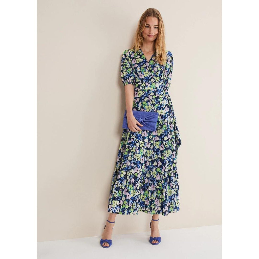 Phase Eight Morven Floral Maxi Dress - Navy/Multi - Beales department store