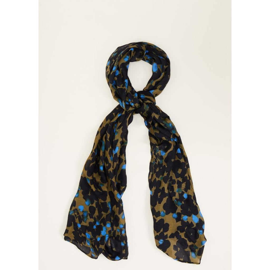 Phase Eight Nell Confetti Lightweight Scarf - Khaki/Multi - Beales department store