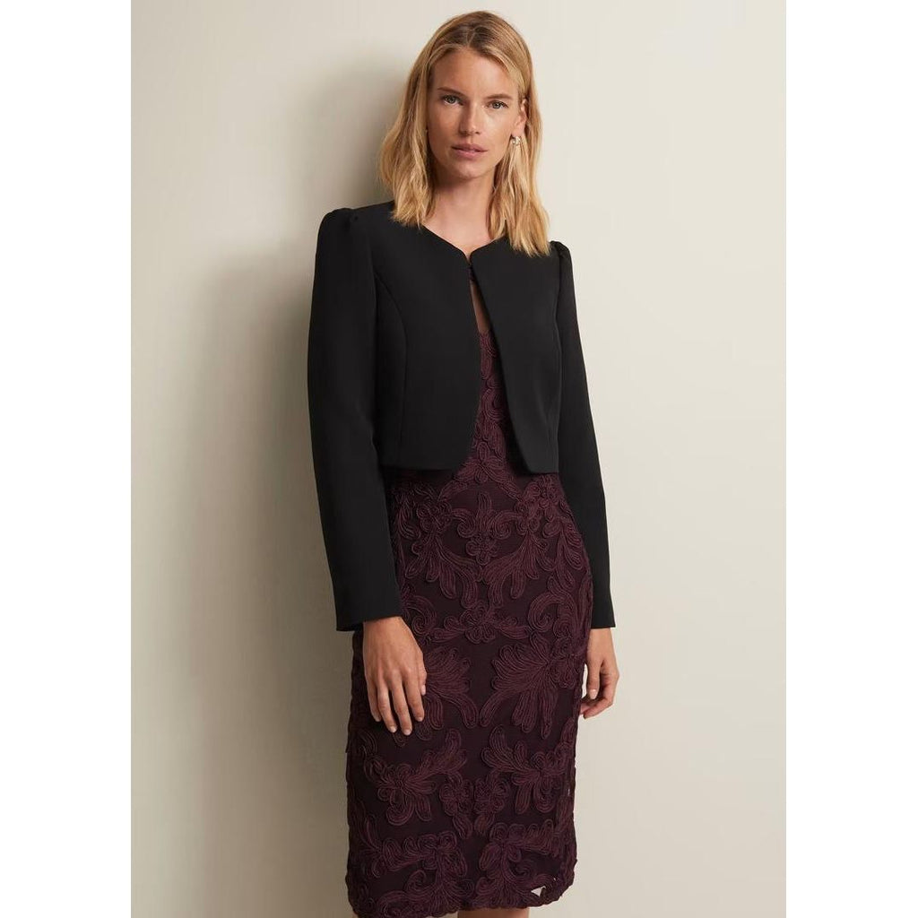 Phase Eight Nina Black Occasion Jacket - Black - Beales department store