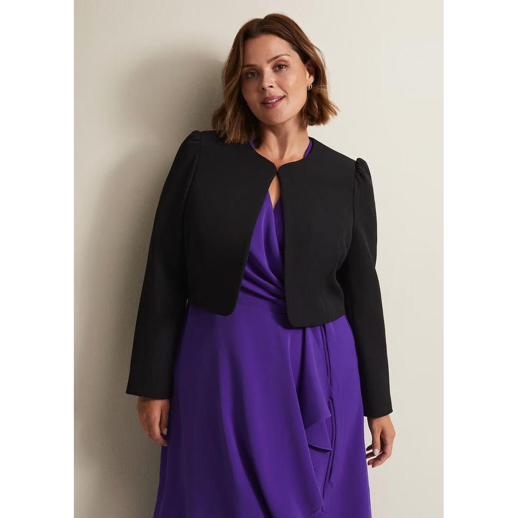 Phase Eight Nina Black Occasion Jacket - Black - Beales department store