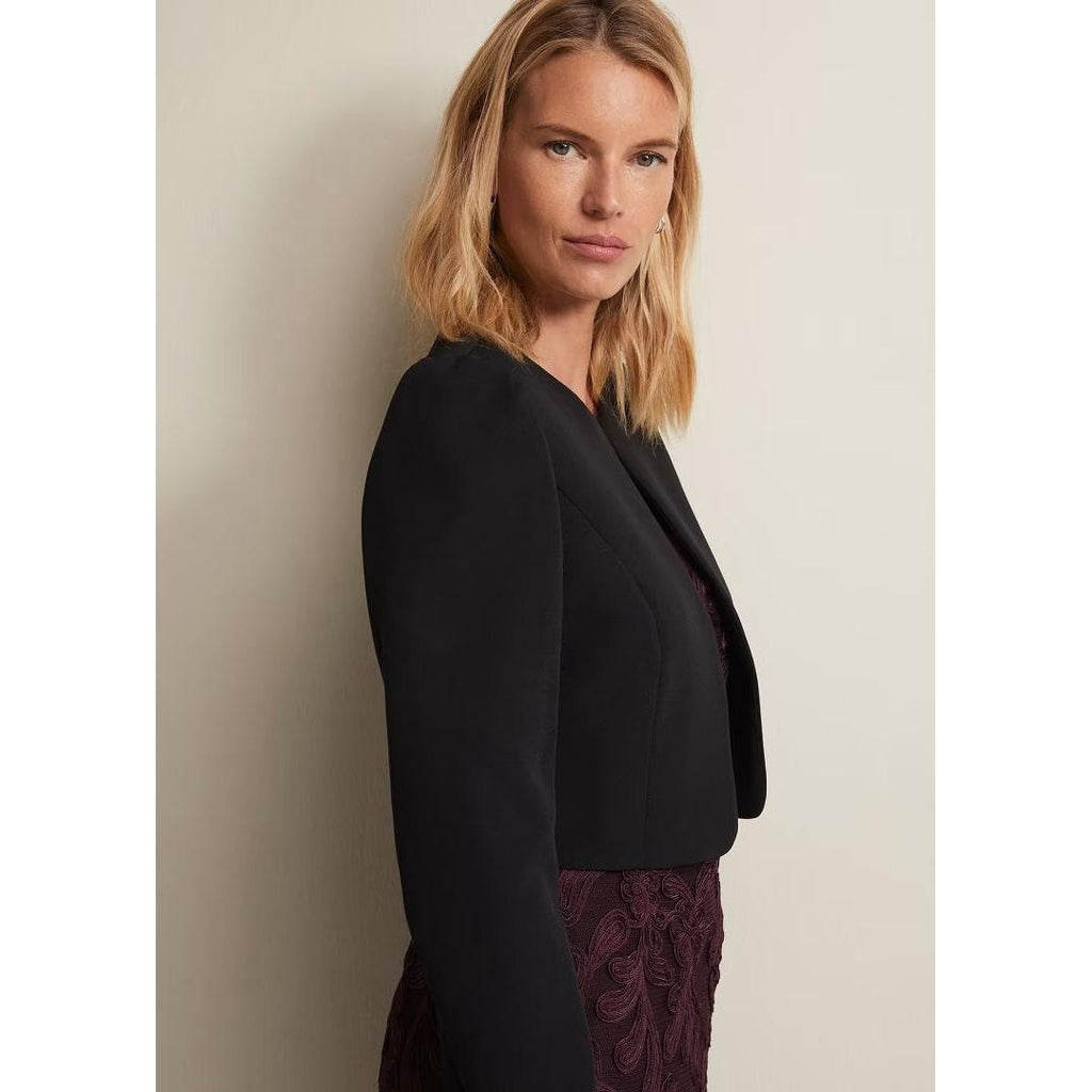 Phase Eight Nina Black Occasion Jacket - Black - Beales department store