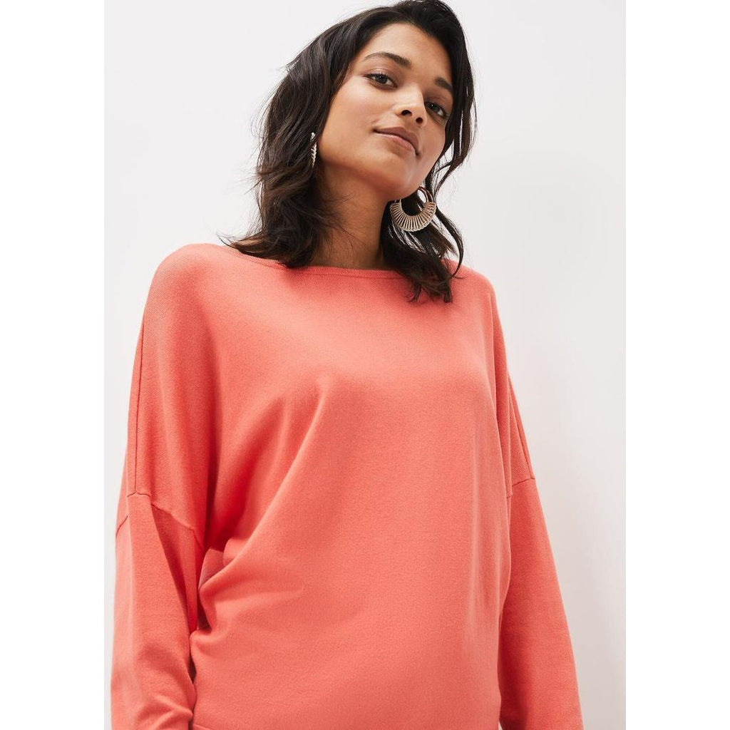 Phase Eight Olivian Fine Knit Jumper - Coral - Beales department store