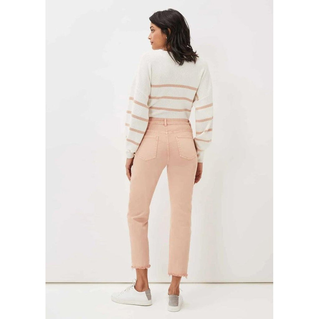 Phase Eight Petra Raw Hem Straight Leg Jean - Pink - Beales department store