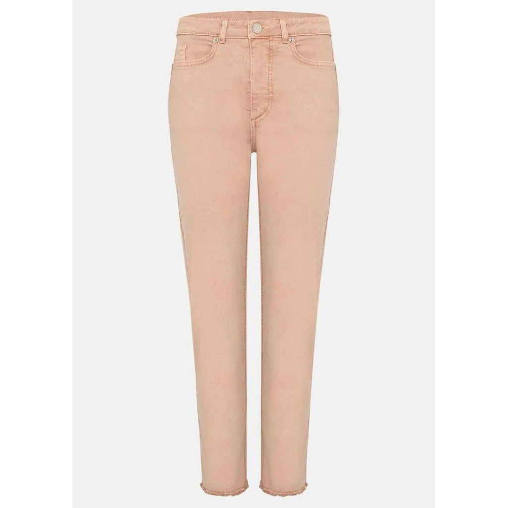 Phase Eight Petra Raw Hem Straight Leg Jean - Pink - Beales department store