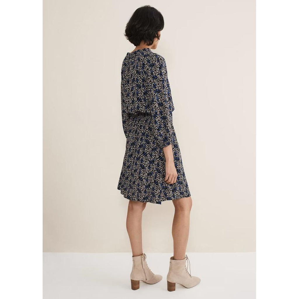 Phase Eight Phillipa Floral Swing Dress - Navy - Beales department store