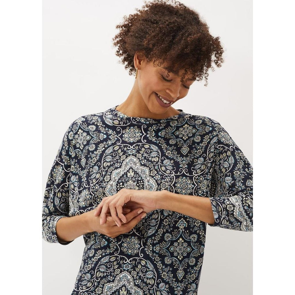 Phase Eight Polly Paisley Print Top - Multi Coloured - Beales department store