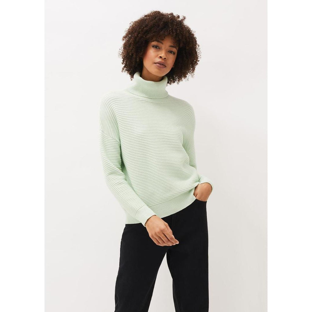 Phase Eight Rocco Ripple Knit - Mint - Beales department store