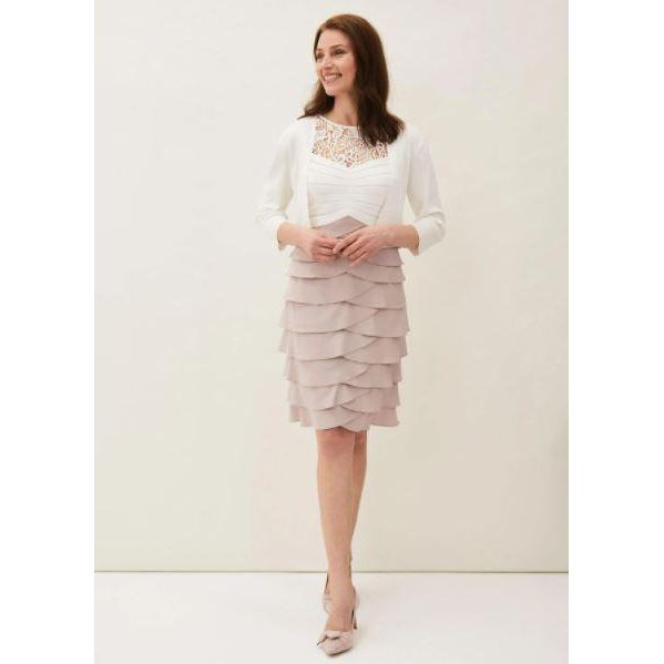 Phase Eight Salma Lightweight Knitted Jacket - Ivory - Beales department store