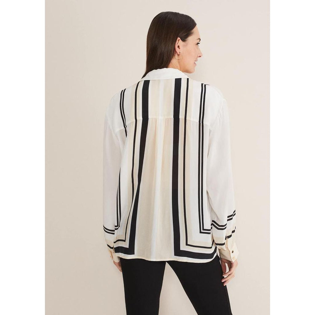 Phase Eight Skylar Striped Shirt - Beales department store