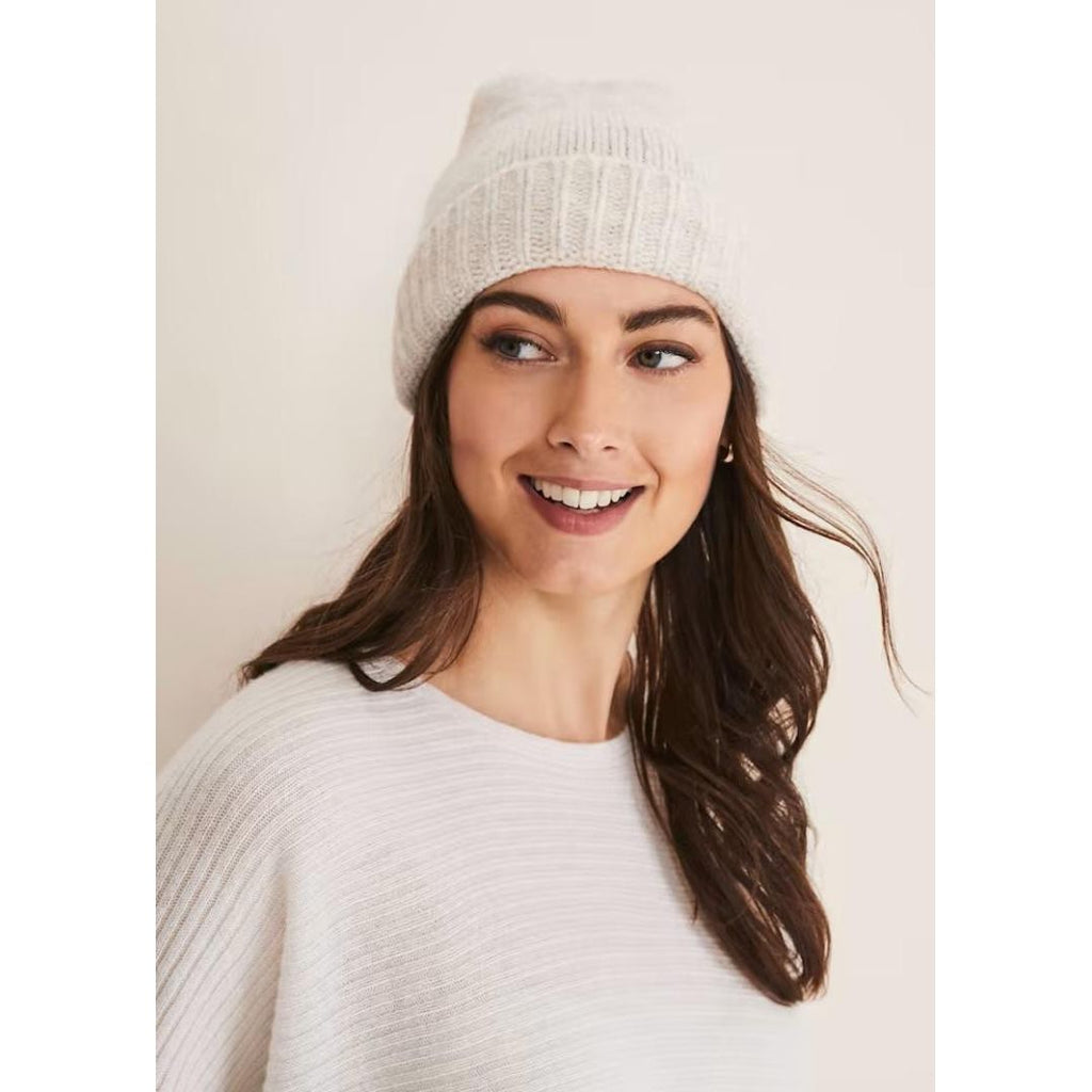 Phase Eight Soft Hat - Oatmeal - Beales department store