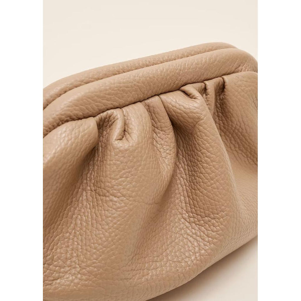 Phase Eight Soft Leather Pouch - Nude - Beales department store