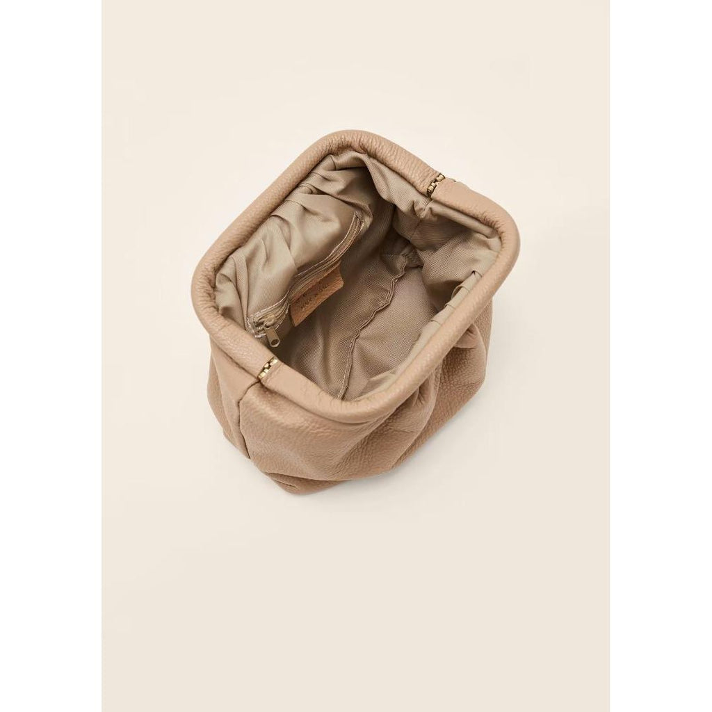 Phase Eight Soft Leather Pouch - Nude - Beales department store