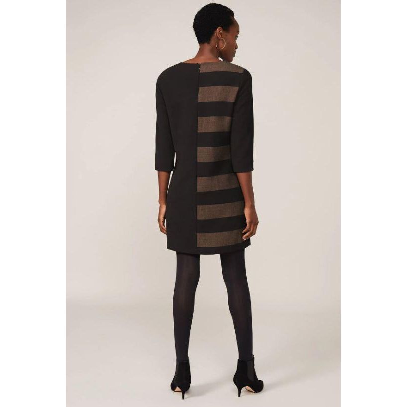 Phase Eight Sophie Sapphire Dress - Black/Camel - Beales department store