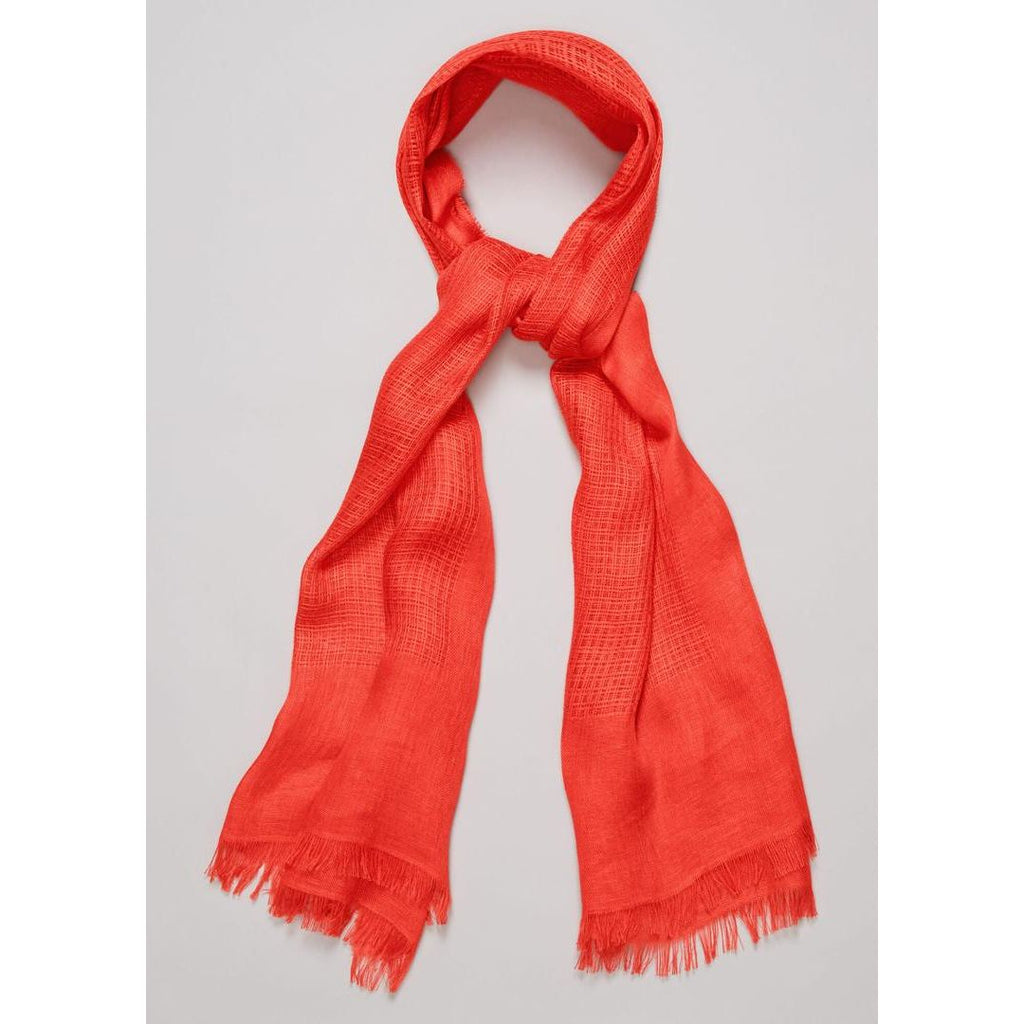 Phase Eight Tia Linen Scarf - Red - Beales department store