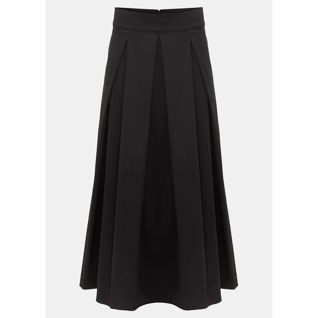 Phase Eight Trinity Pleated Skirt - Black - Beales department store