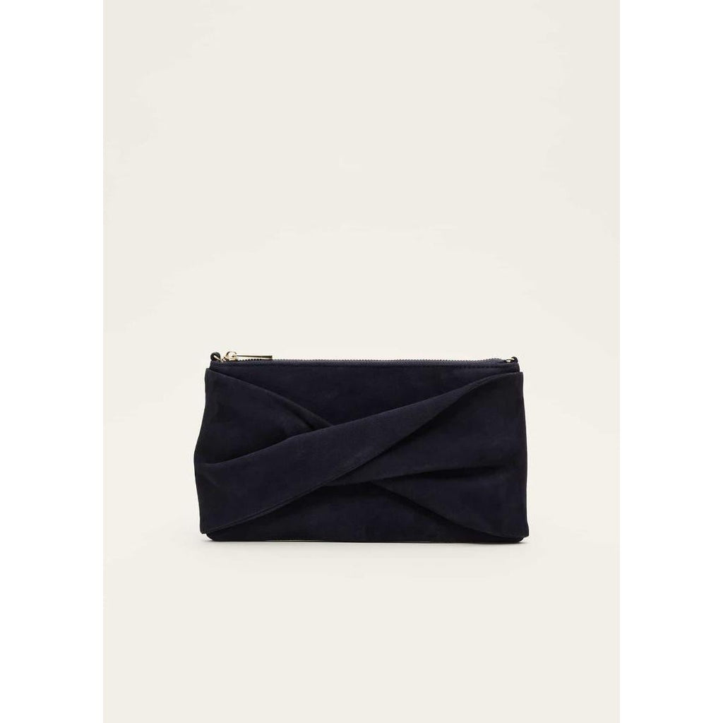 Phase Eight Twist Front Clutch - Navy - Beales department store