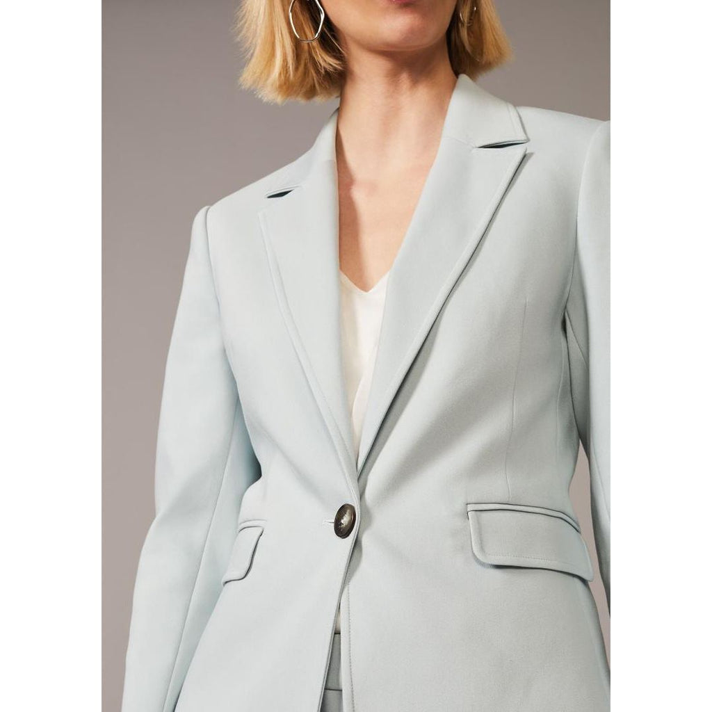 Phase Eight Ulrica Seamed Jacket in Soft Blue Size 18 - Beales department store