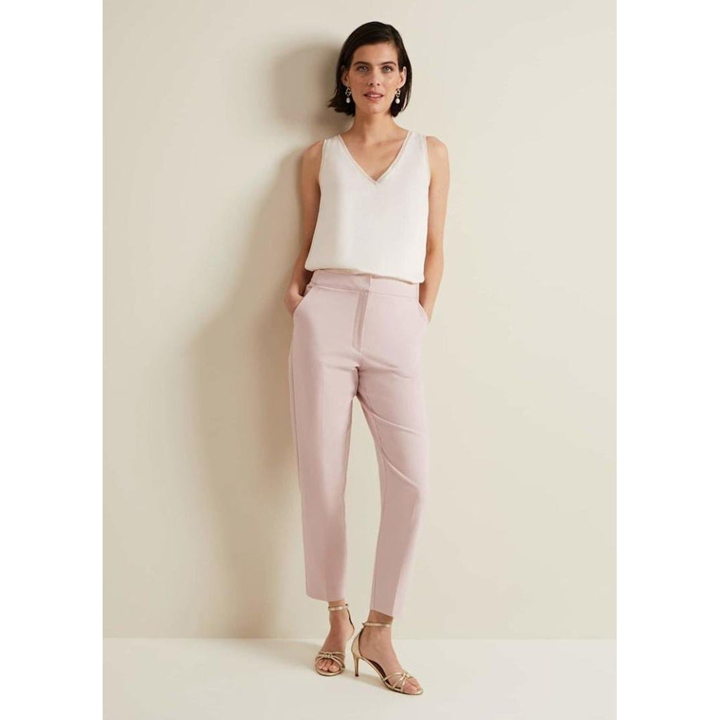 Phase Eight Ulrica Tapered Suit Trouser - Antique Rose - Beales department store