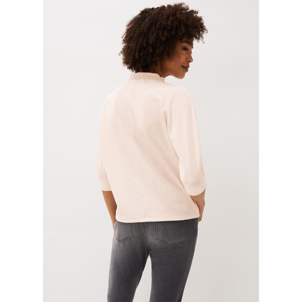 Phase Eight Vivvie Velvet Top - Soft Pink - Beales department store