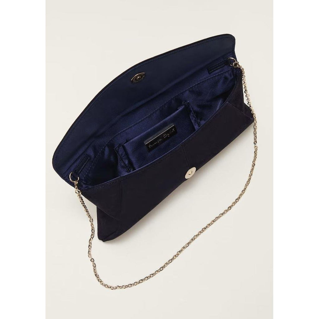 Phase Eight Wendie Clutch Bag - Navy - Beales department store